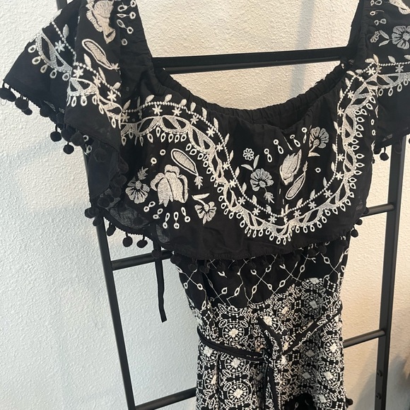 Anthropology New With Tags Florina Off the Shoulder Embroidered Dress - Picture 4 of 6